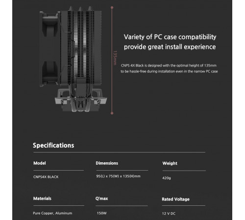 Zalman CNPS4X CPU Cooler