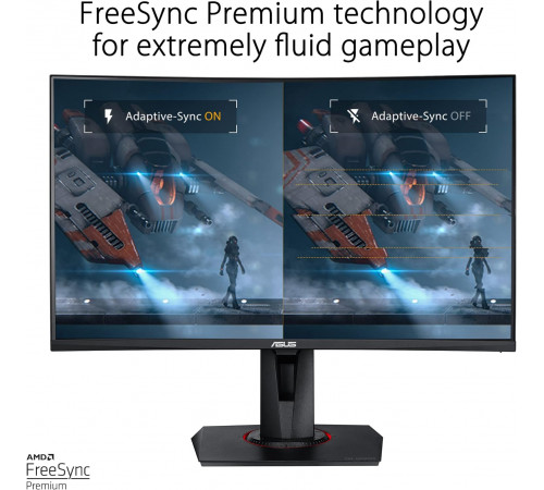 ASUS TUF Gaming VG27VQM Curved HDR Monitor