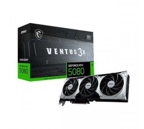 MSI GeForce RTX™ 5080 16G VENTUS 3X OC PLUS