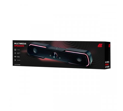 2E PCS101 Multimedia speaker RGB Black