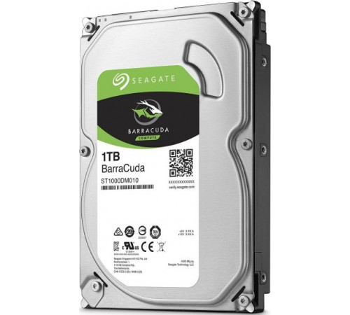 Seagate 1 TB Barracuda Internal 3.5” 7200RPM HDD