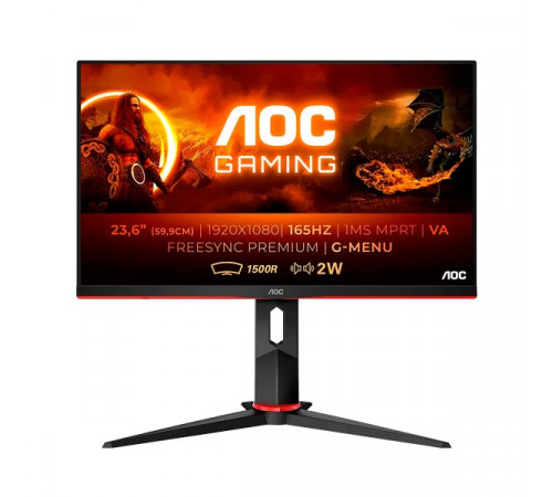 AOC C24G2AE/BK 165Hz Curved Gaming Monitor