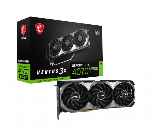 MSI GeForce RTX 4070 Ti Super 16GB Ventus 3X