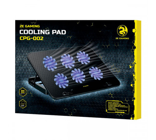2E Gaming Laptop Cooling Pad Black CPG-002