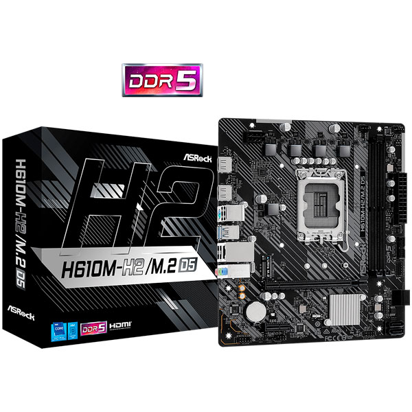 Asrock H610M-H2/M.2 D5 Motherboard