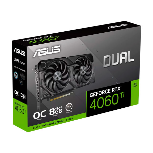 ASUS Dual GeForce RTX 4060 Ti OC Edition 8GB GDDR6 