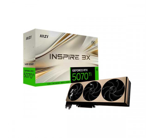 MSI GeForce RTX™ 5070 Ti 16G INSPIRE 3X OC PLUS