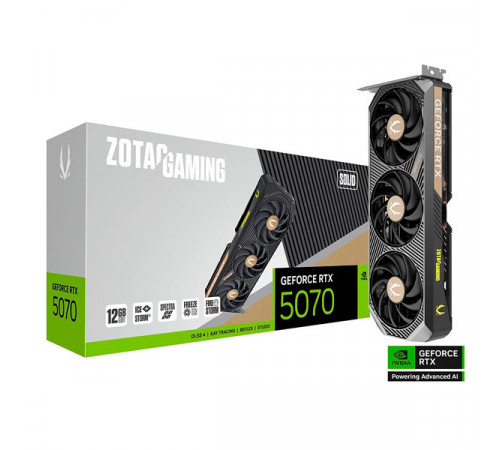 ZOTAC GAMING GeForce RTX 5070 SOLID 12GB