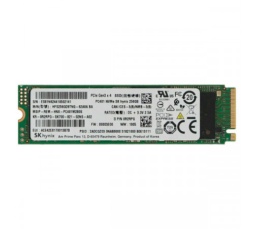 SSD SK hynix 256GB M.2 NVMe 