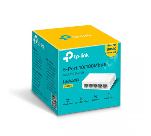 TP-link LS1005  5-Port 10/100Mbps Desktop Switch