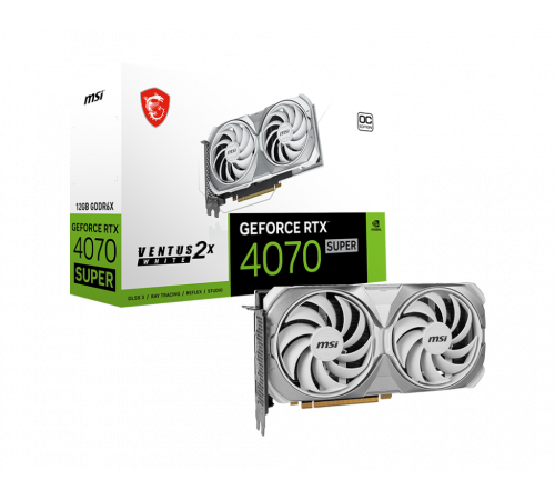 MSI GeForce RTX™ 4070 Super 12GB Ventus 2X WHITE OC