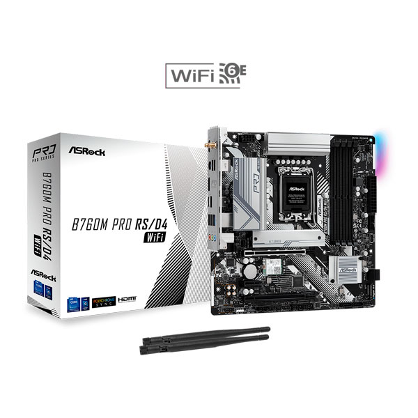 ASRock B760M Pro RS/D4 WiFi Mainboard