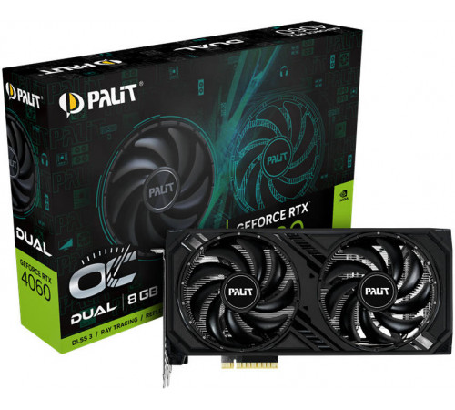 Palit GeForce RTX™ 4060 Dual 8GB 128bit (NE64060019P1-1070D)