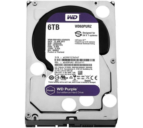 Western Digital Purple 6 TB HDD