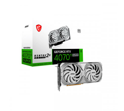 MSI GeForce RTX™ 4070 Ti SUPER 16GB VENTUS 2X WHITE OC